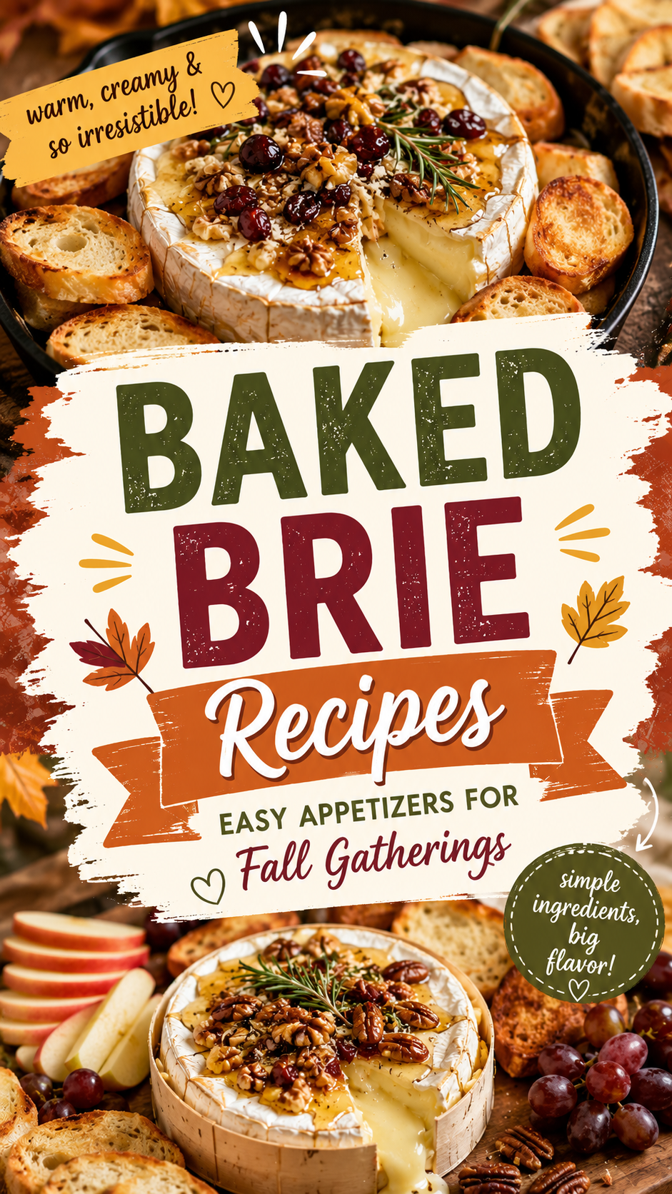 Baked Brie Recipes: Easy Appetizers for Fall Gatherings