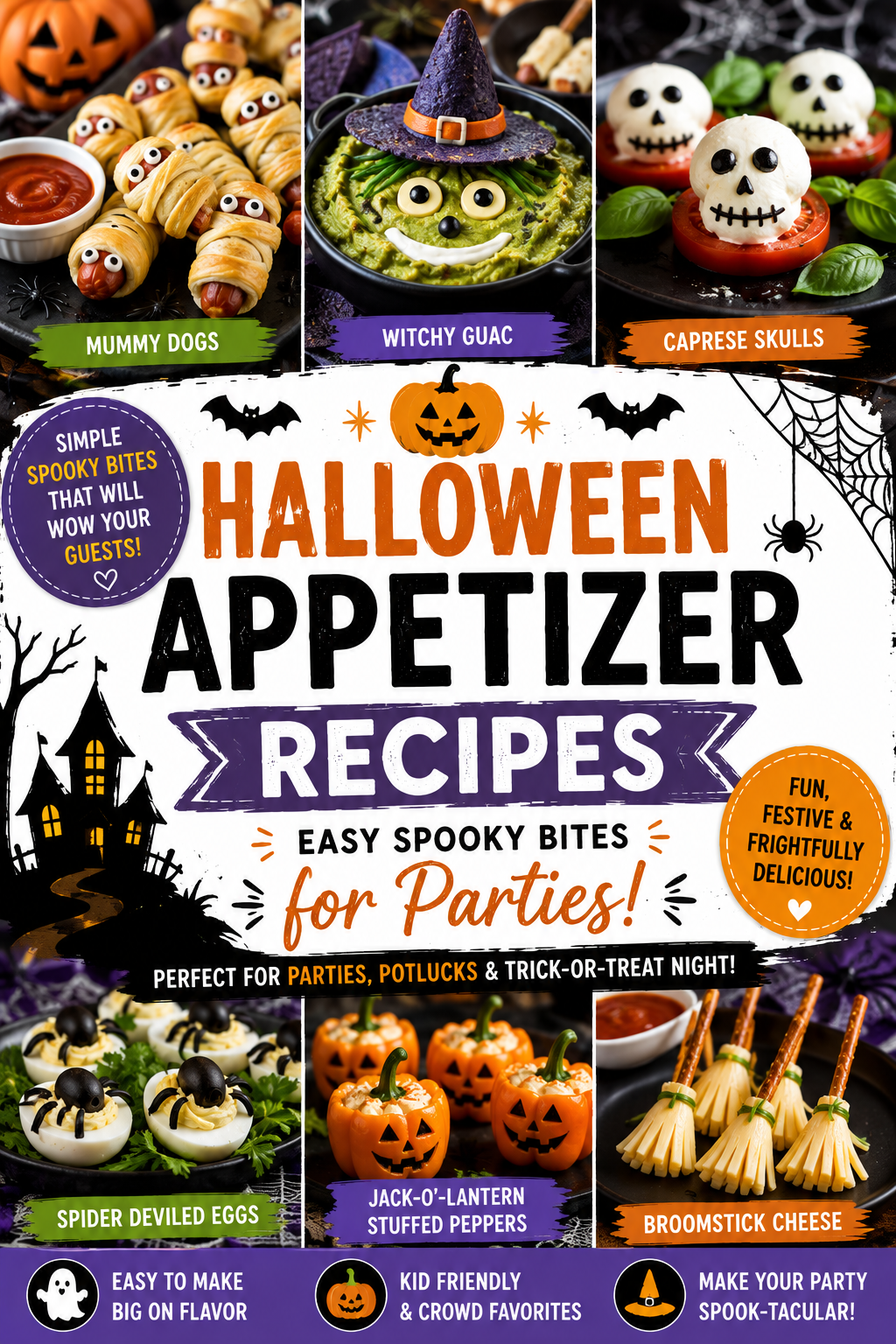 Halloween Appetizer Recipes: Easy Spooky Bites for Parties