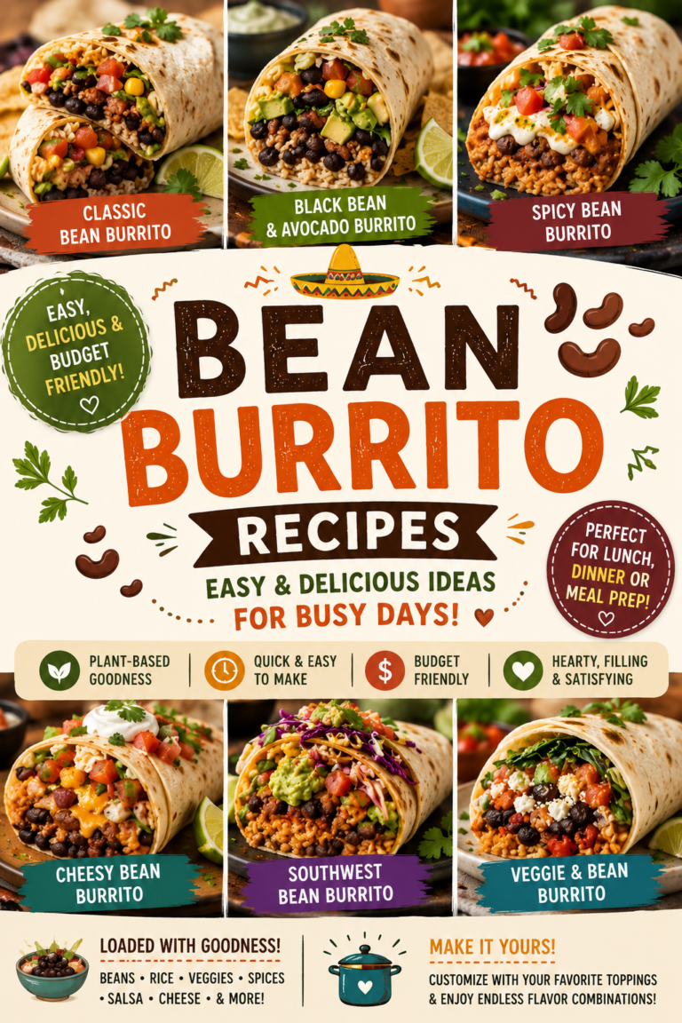 Bean Burrito Recipes: Easy & Delicious Ideas for Busy Days