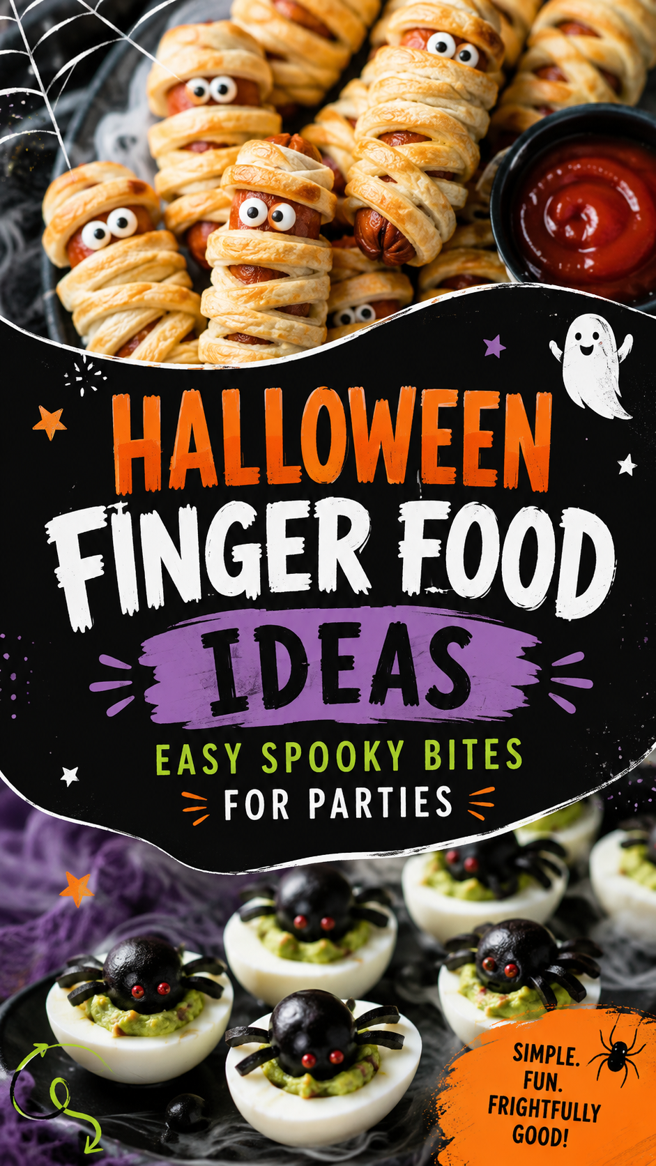 Halloween Finger Food Ideas: Easy Spooky Bites for Parties |Best Halloween Finger Foods