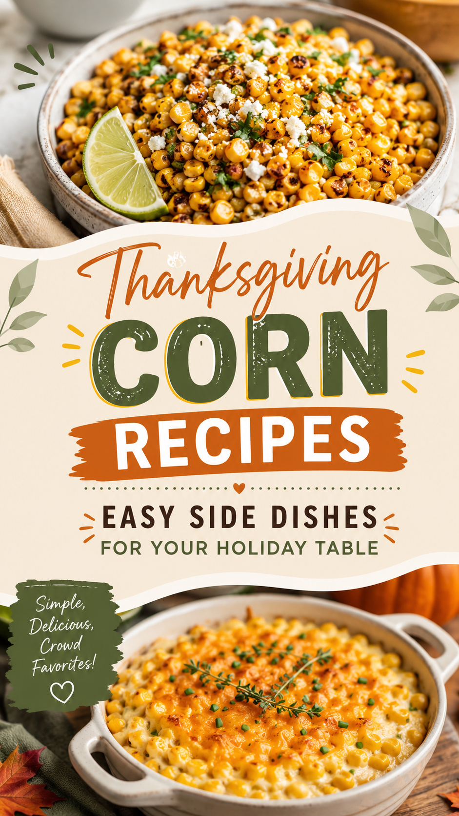 Thanksgiving Corn Recipes: Easy Side Dishes for Your Holiday Table |Thanksgiving Dinner Sides