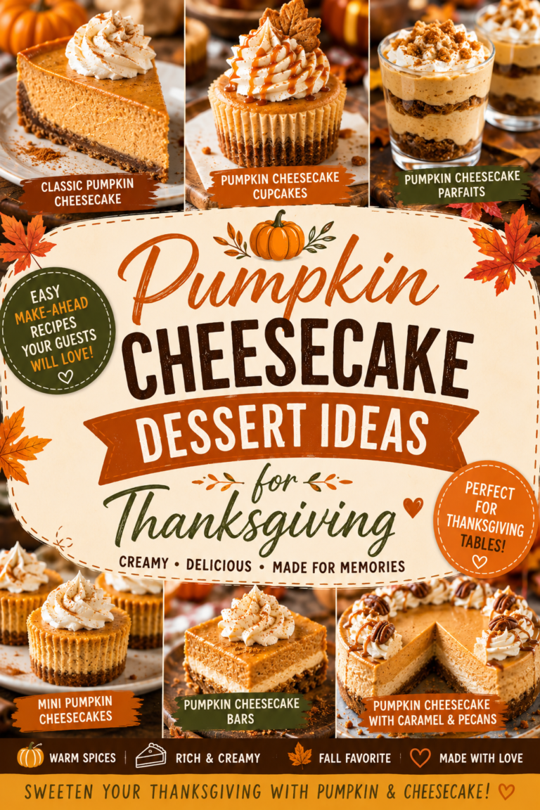 Best Pumpkin Cheesecake Dessert Ideas for Thanksgiving