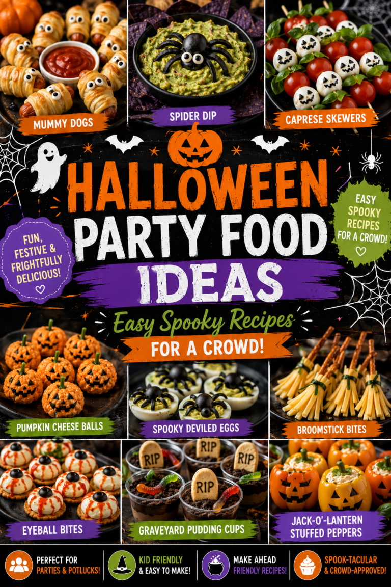 Halloween Party Food Ideas: Easy Spooky Recipes for a Crowd