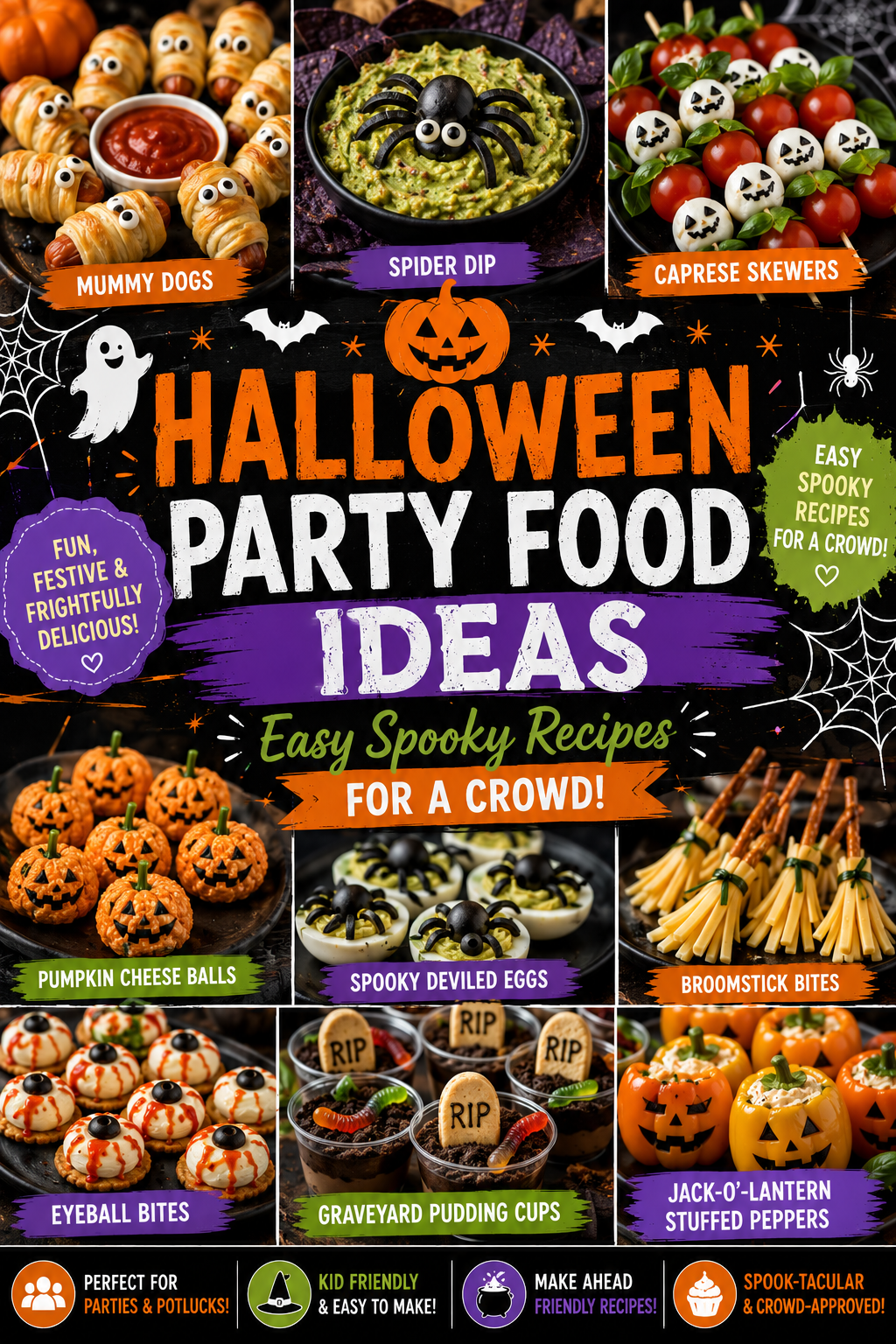 Halloween Party Food Ideas: Easy Spooky Recipes for a Crowd