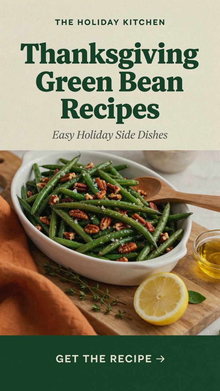 Thanksgiving Green Bean Recipes: Easy Holiday Side Dishes | Green bean casserole recipe