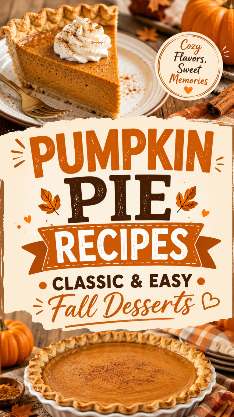 Pumpkin Pie Recipes: Classic & Easy Fall Desserts