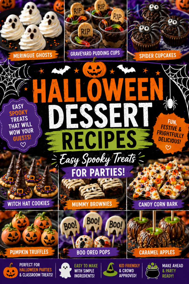 Halloween Dessert Recipes: Easy Spooky Treats for Parties