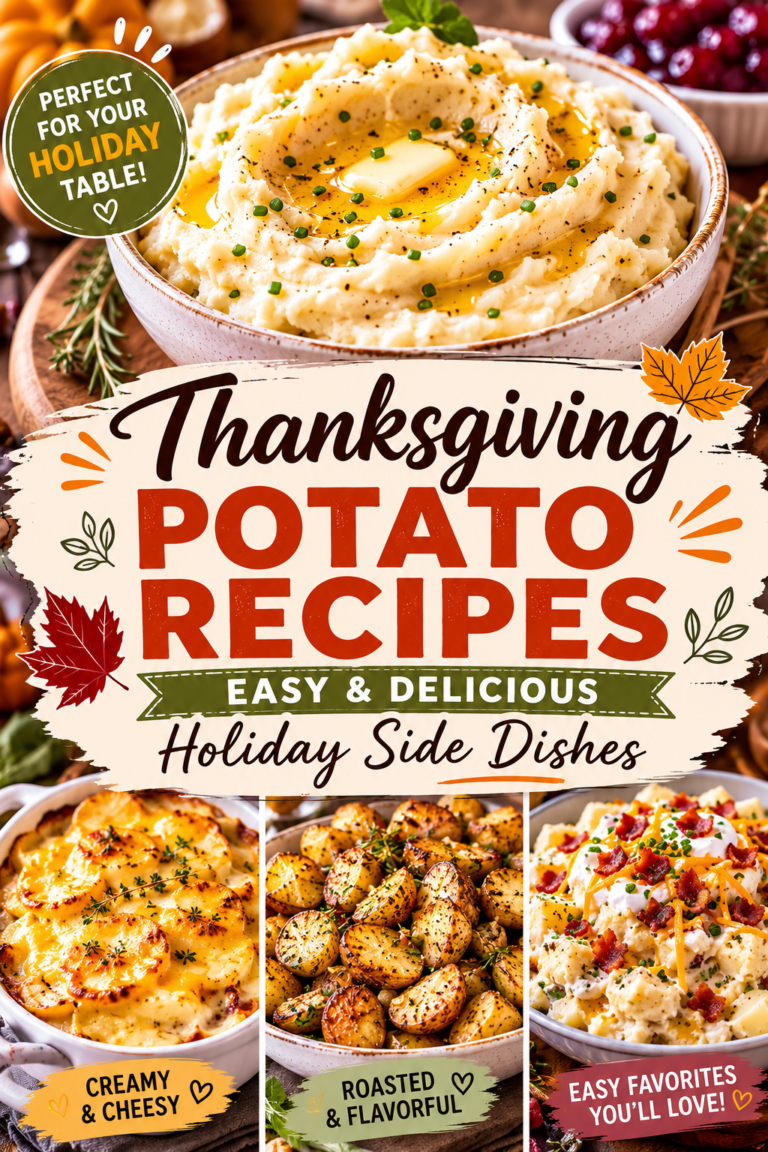 Thanksgiving Potato Recipes: Easy & Delicious Holiday Side Dishes |Best Potato Recipes For Thanksgiving