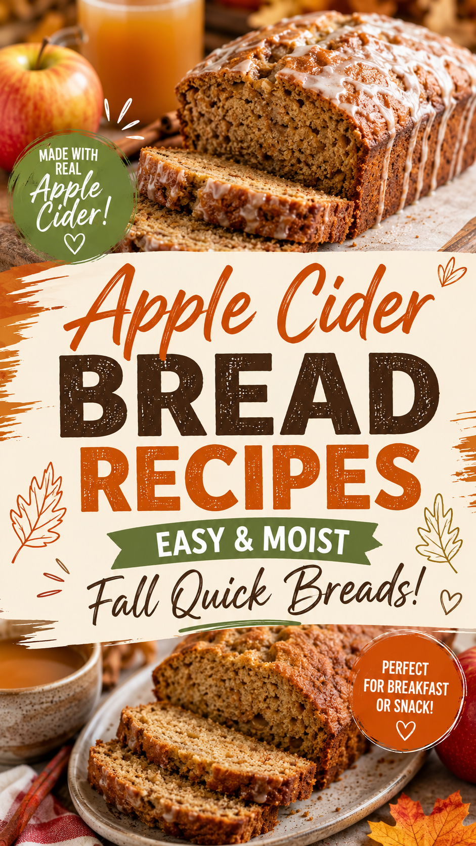 Apple Cider Bread Recipes: Easy & Moist Fall Quick Breads