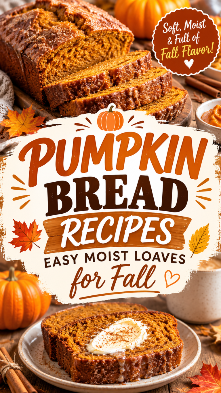 Pumpkin Bread Recipes: Easy Moist Loaves for Fall | Copycat Starbucks Pumpkin Bread
