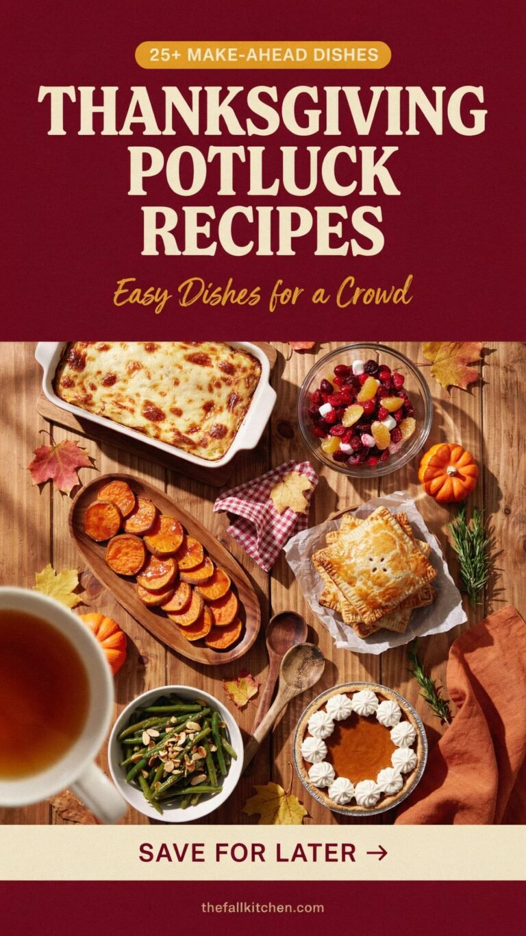Thanksgiving Potluck Recipes: Easy Dishes for a Crowd