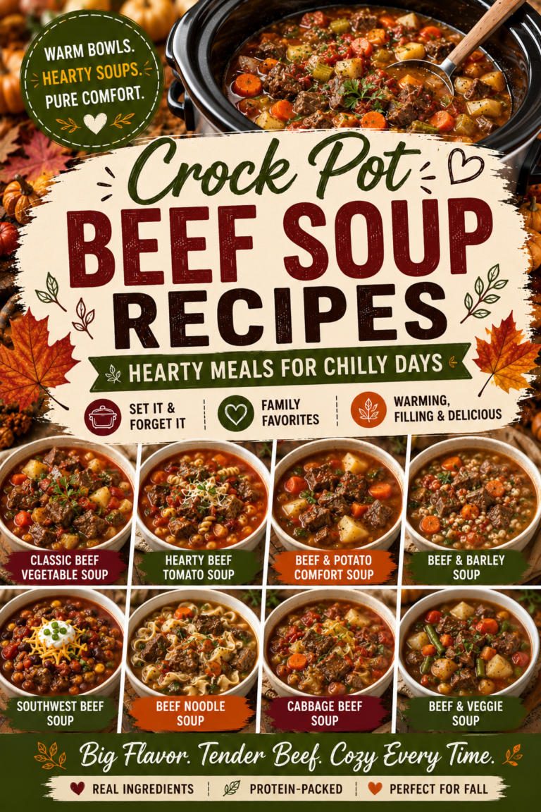 Crock Pot Beef Soup Recipes: Hearty Meals for Chilly Days