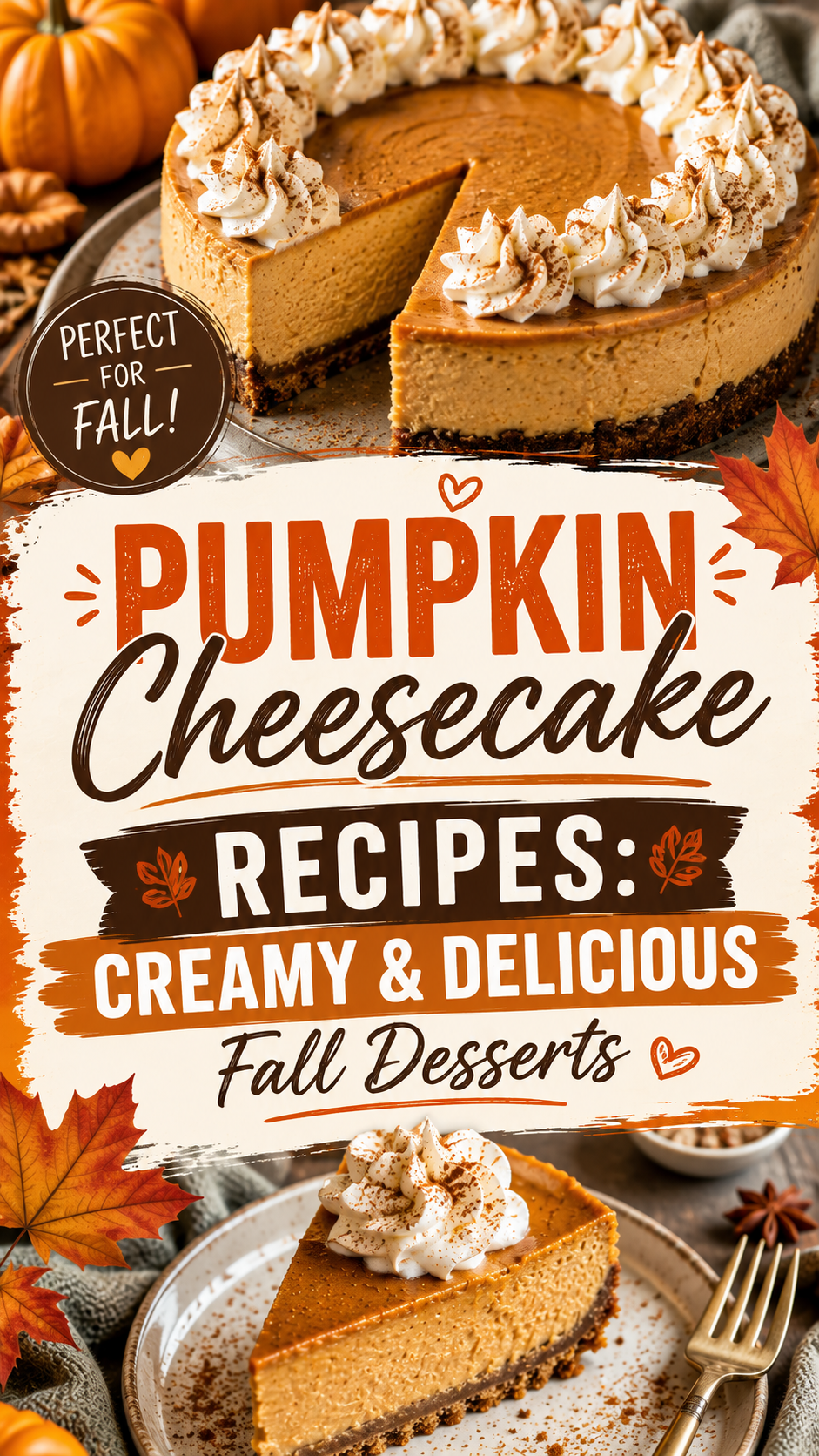 Pumpkin Cheesecake Recipes: Creamy & Delicious Fall Desserts
