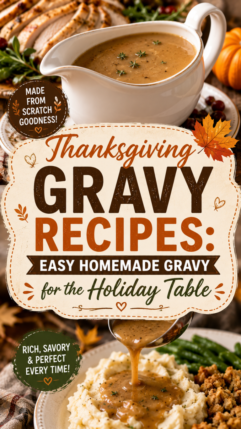 Thanksgiving Gravy Recipes: Easy Homemade Gravy for the Holiday Table | homemade gravy recipe