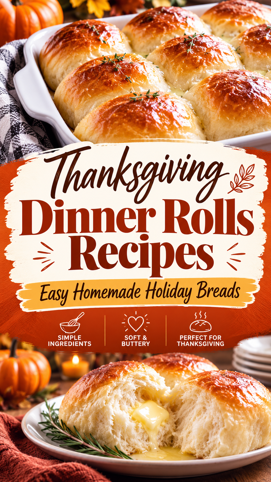 Thanksgiving Dinner Rolls Recipes: Easy Homemade Holiday Breads | Easy 30 Minute Dinner Rolls
