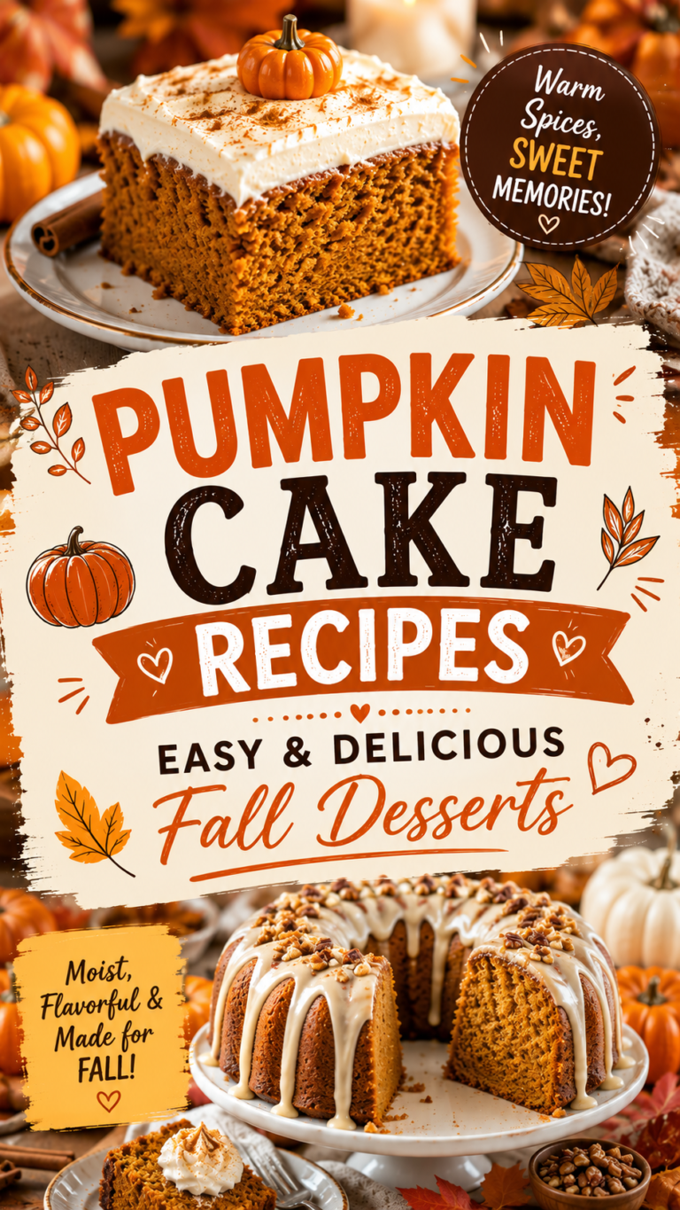 Pumpkin Cake Recipes: Easy & Delicious Fall Desserts | Easy Pumpkin Sheet Cake