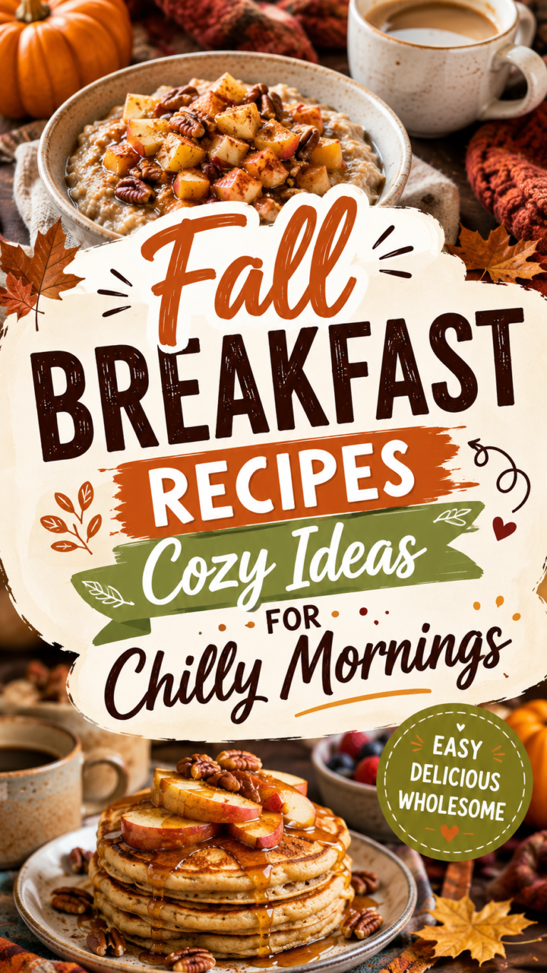 Fall Breakfast Recipes: Cozy Ideas for Chilly Mornings |Cozy Fall Breakfast Recipes