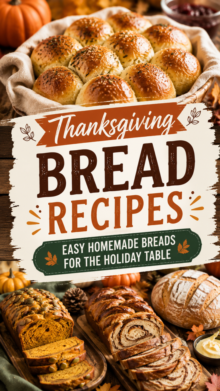 Thanksgiving Bread Recipes: Easy Homemade Breads for the Holiday Table