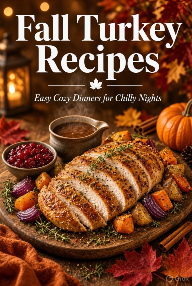 Fall Turkey Recipes: Easy Cozy Dinners for Chilly Nights |Quick & Easy Fall Turkey Recipes for Weeknights