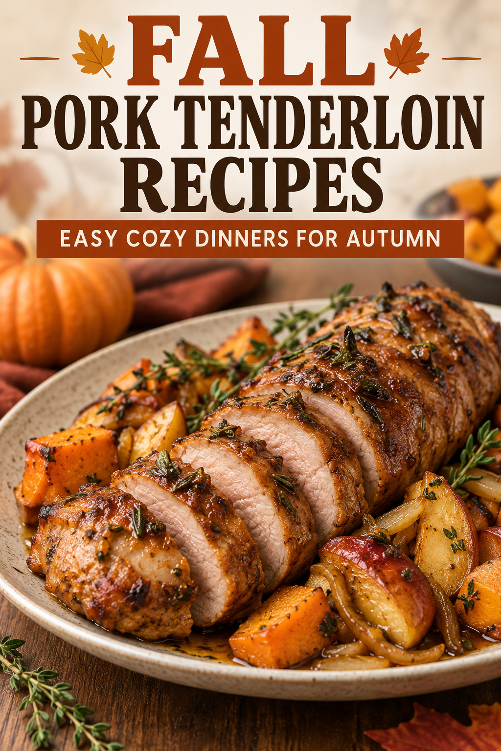 Fall Pork Tenderloin Recipes: Easy Cozy Dinners for Autumn |Best Autumn Dinner Recipes