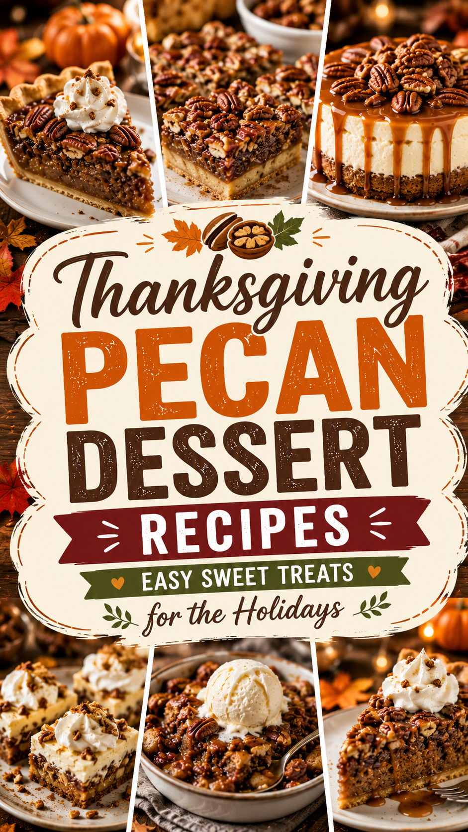 Thanksgiving Pecan Dessert Recipes: Easy Sweet Treats for the Holidays |Pecan Recipes For Thanksgiving
