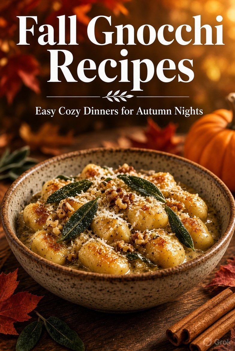 Fall Gnocchi Recipes: Easy Cozy Dinners for Autumn Nights