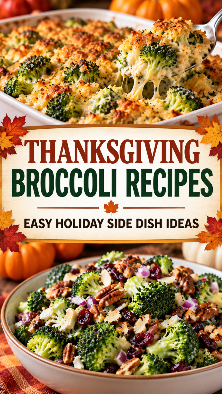 Thanksgiving Broccoli Recipes: Easy Holiday Side Dish Ideas |Best Broccoli Recipes For Thanksgiving