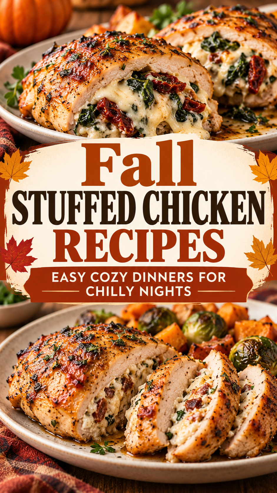 Fall Stuffed Chicken Recipes: Easy Cozy Dinners for Chilly Nights
