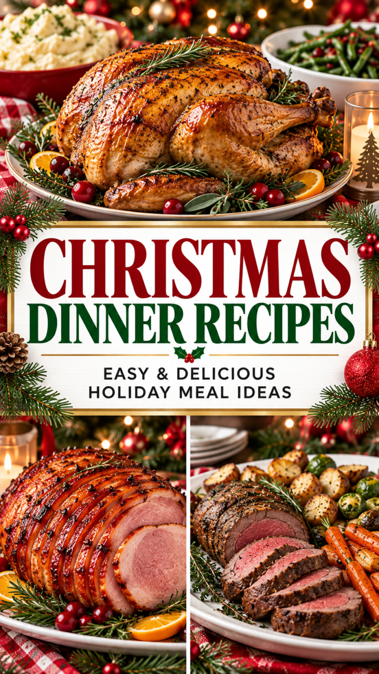 Christmas Dinner Recipes: Easy & Delicious Holiday Meal Ideas