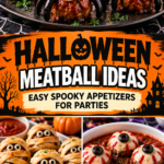 Halloween Meatball Ideas: Easy Spooky Appetizers for Parties |Fun Halloween Appetizers