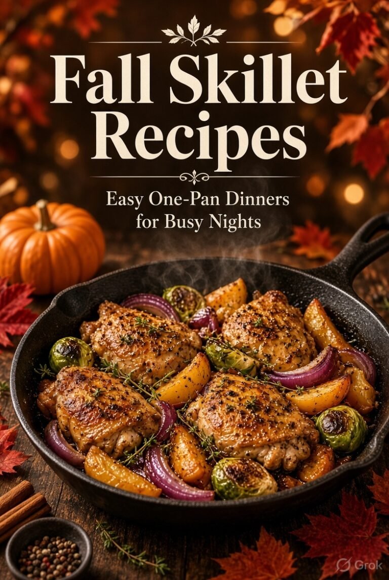 Fall Skillet Recipes: Easy One-Pan Dinners for Busy Nights |Easy One-Pan Dinners