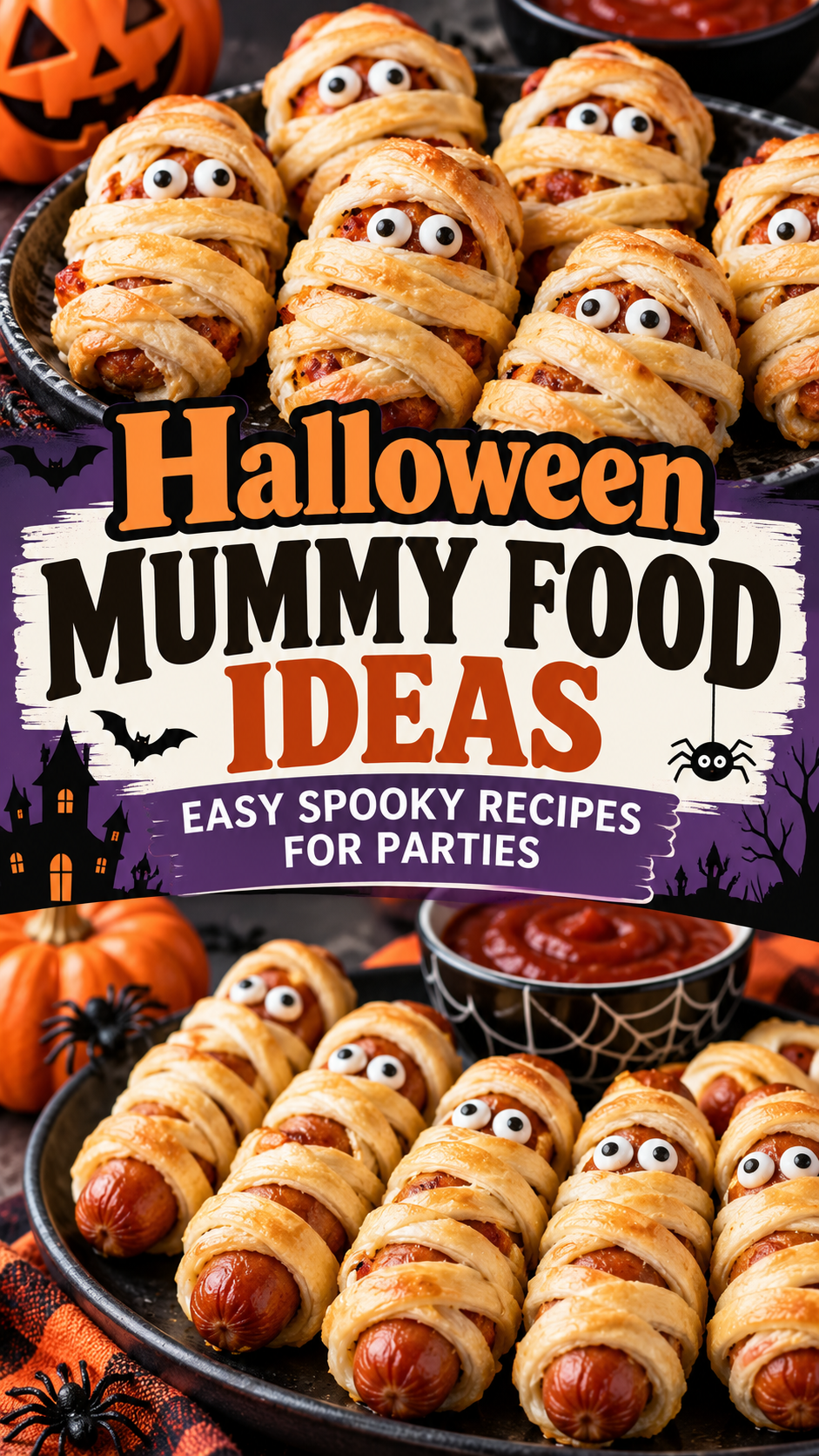 Halloween Mummy Food Ideas: Easy Spooky Recipes for Parties |Best Halloween Mummy Snacks