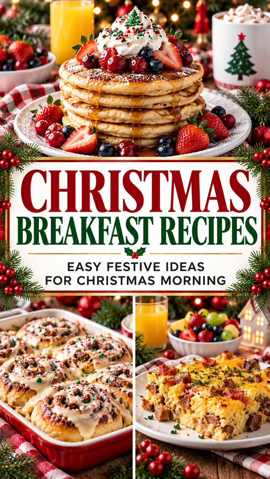 Christmas Breakfast Recipes: Easy Festive Ideas for Christmas Morning |Christmas Morning Breakfast