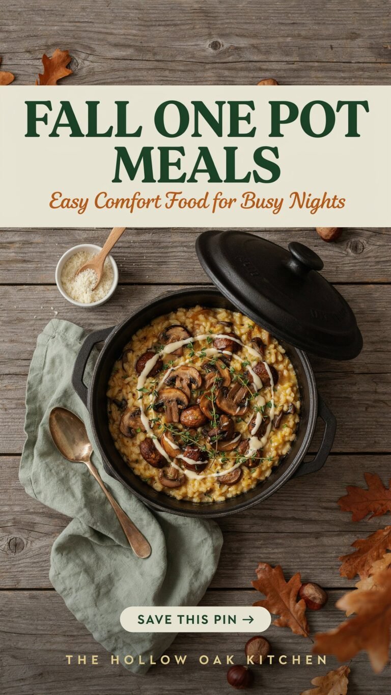 Fall One-Pot Meals: Easy Comfort Food for Busy Nights