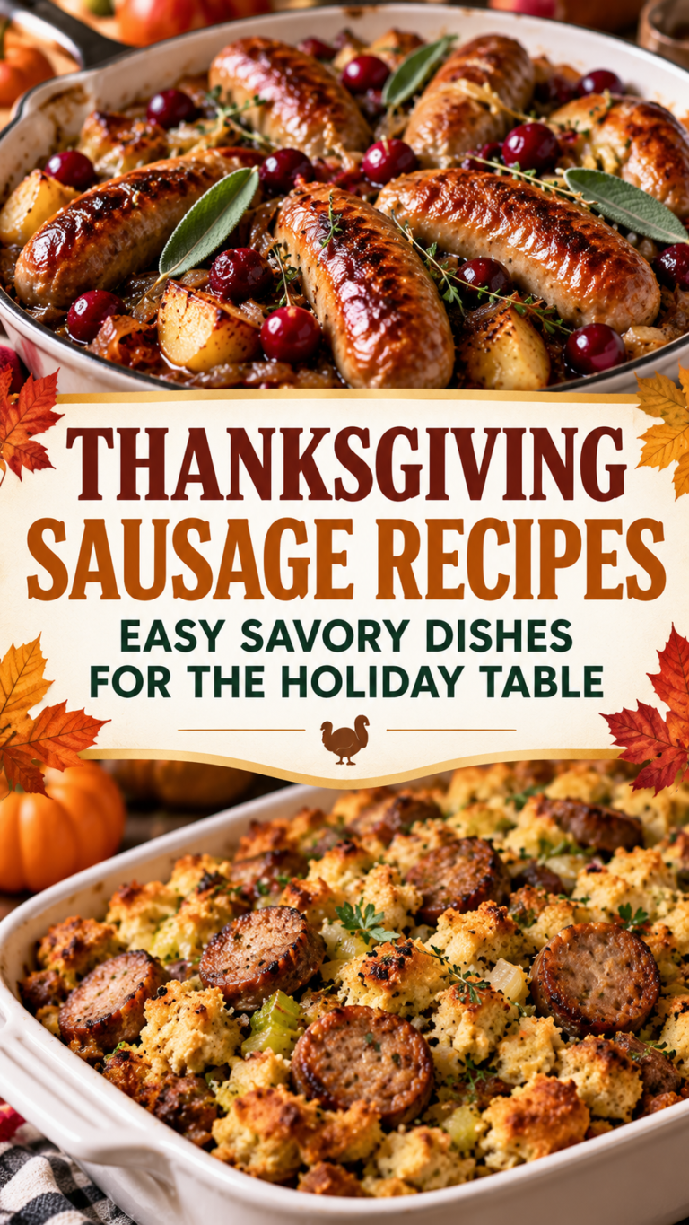Thanksgiving Sausage Recipes: Easy Savory Dishes for the Holiday Table