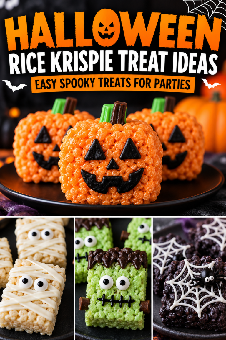 Halloween Rice Krispie Treat Ideas: Easy Spooky Treats for Parties