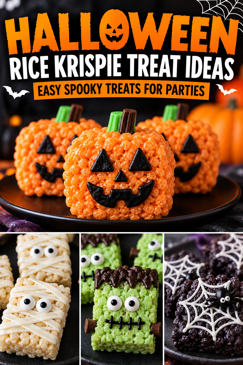 Halloween Rice Krispie Treat Ideas: Easy Spooky Treats for Parties