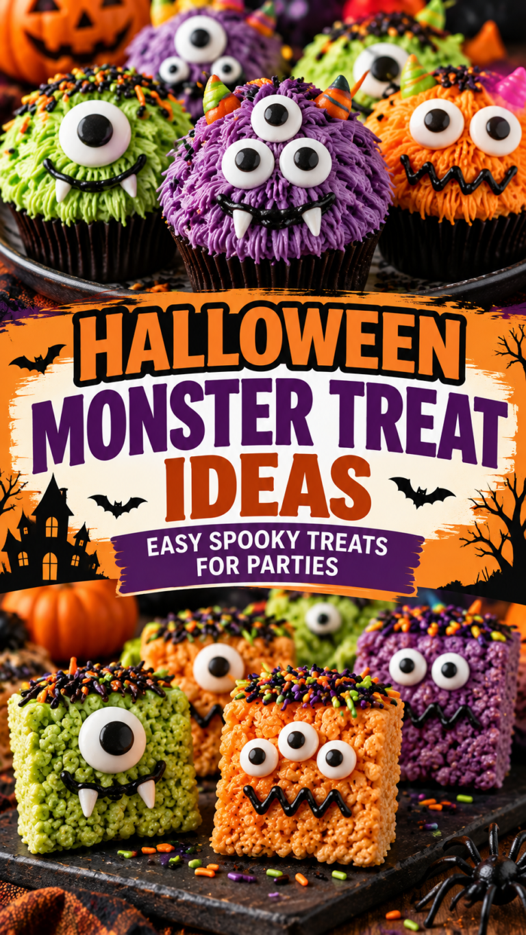 Halloween Monster Treat Ideas: Easy Spooky Treats for Parties
