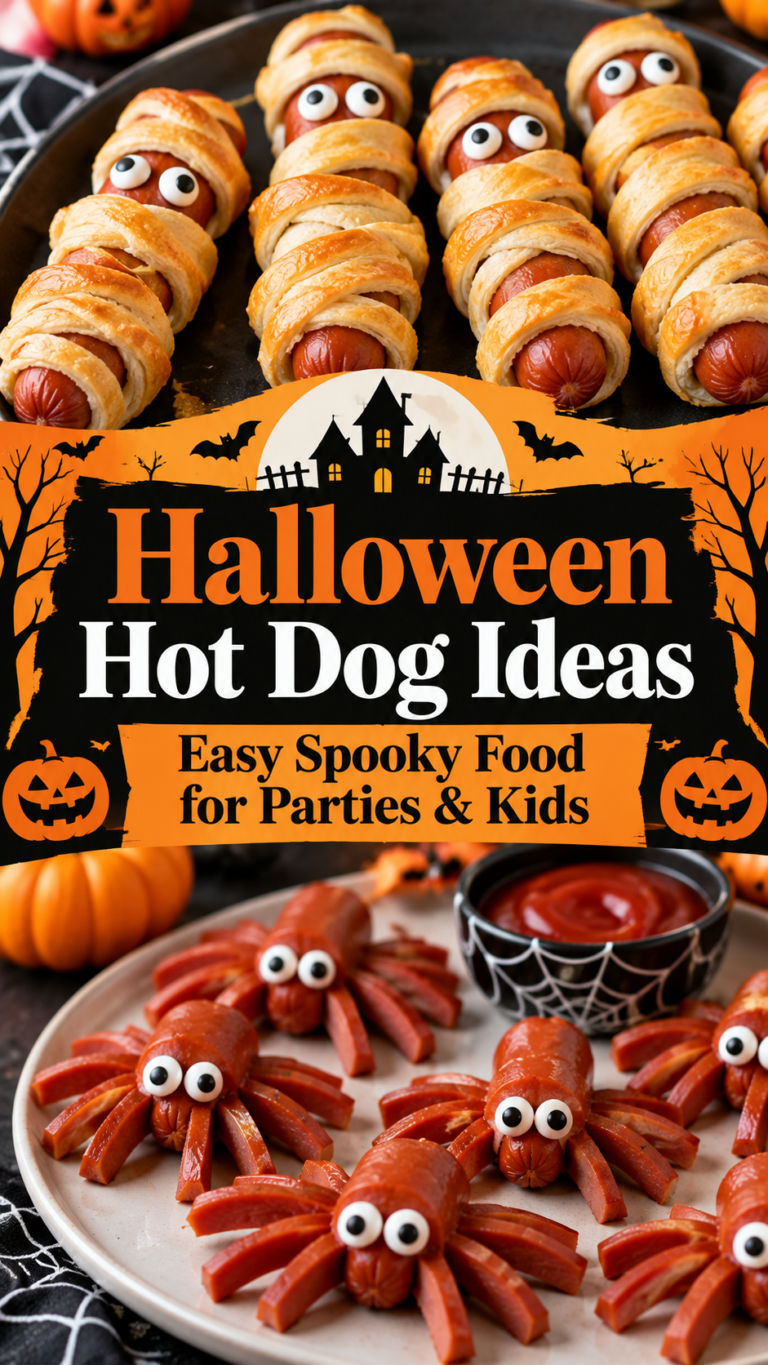 Halloween Hot Dog Ideas: Easy Spooky Food for Parties & Kids |Halloween Party Snacks