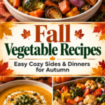 Fall Vegetable Recipes: Easy Cozy Sides & Dinners for Autumn |Autumn Vegetable Dinners