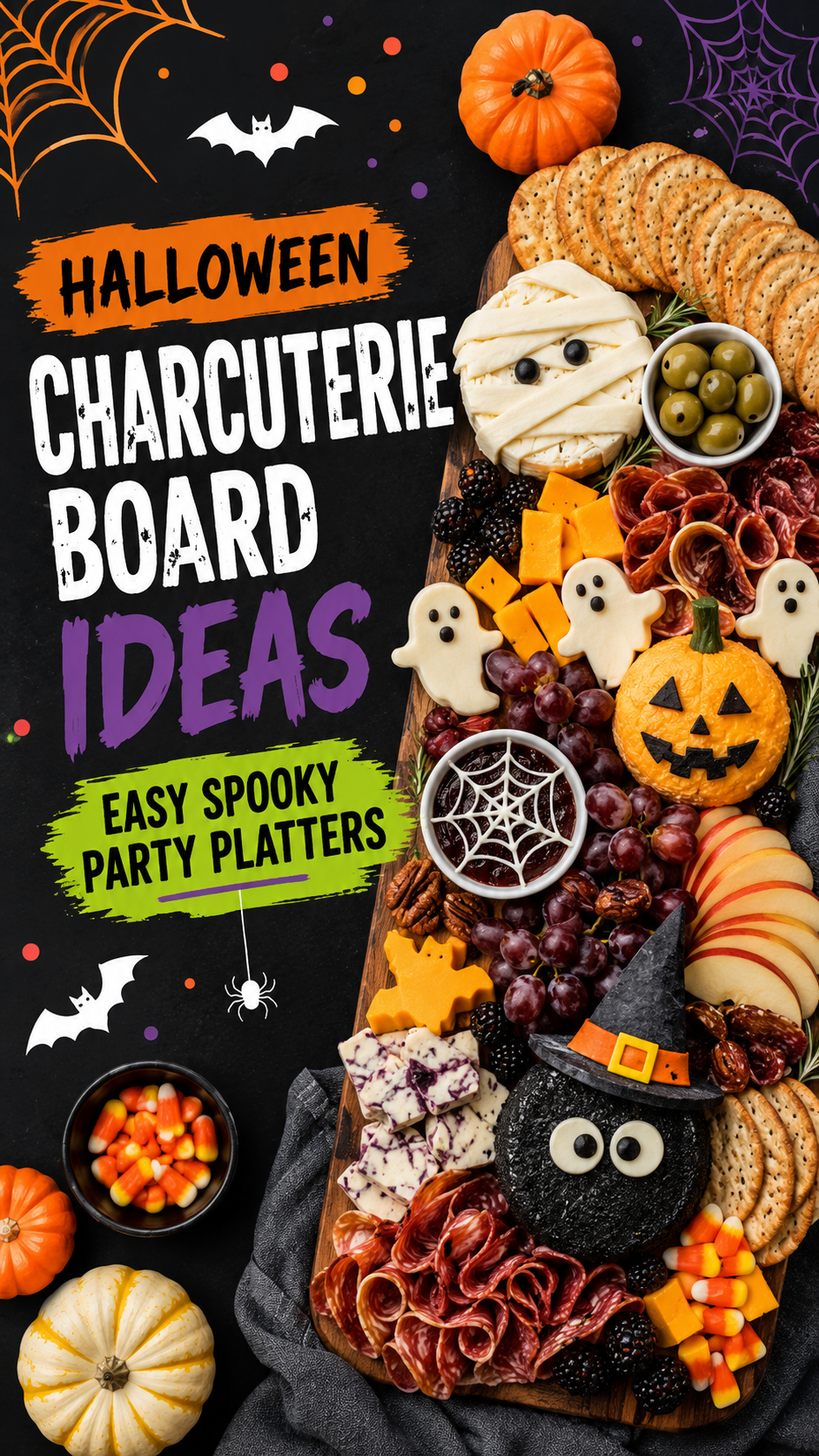 Halloween Charcuterie Board Ideas: Easy Spooky Party Platters |Halloween Party Platters