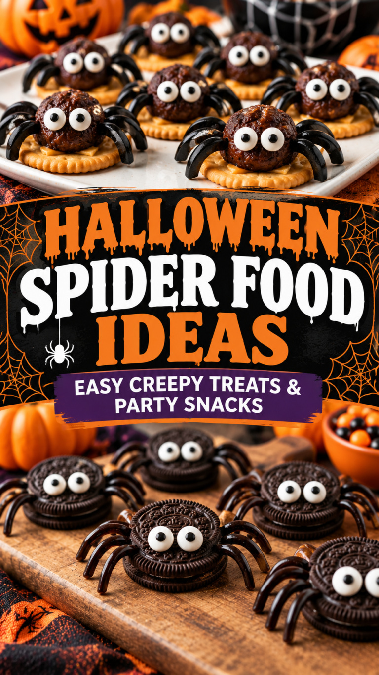 Halloween Spider Food Ideas: Easy Creepy Treats & Party Snacks
