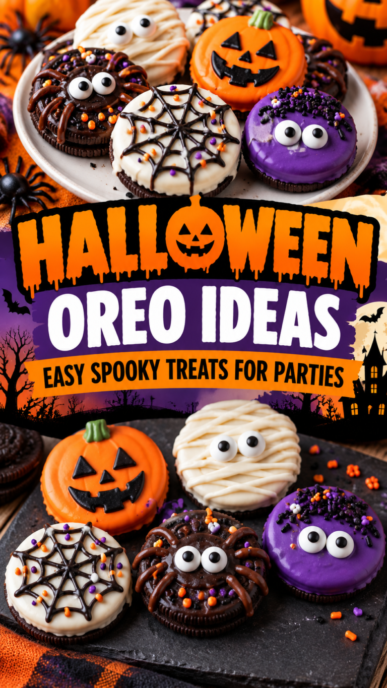 Halloween Oreo Ideas: Easy Spooky Treats for Parties |Halloween Oreo Pops