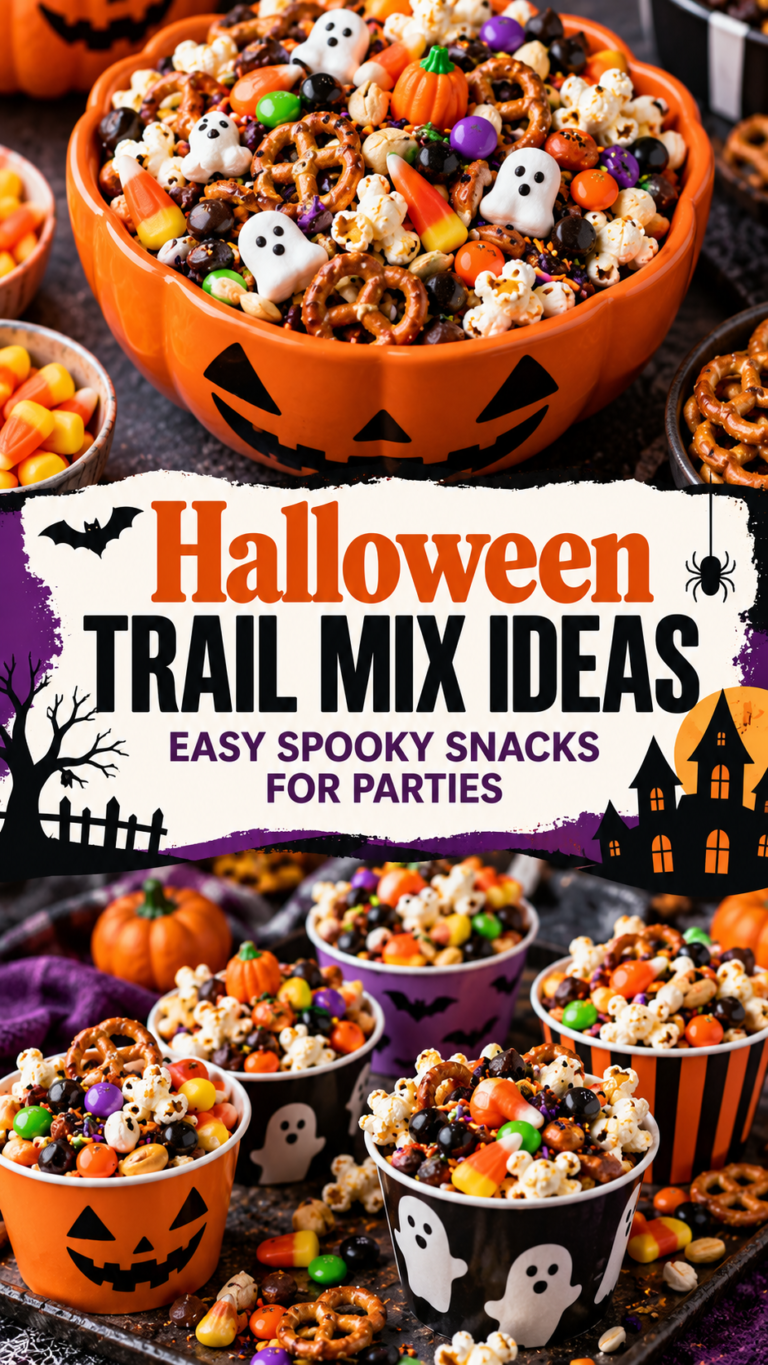 Halloween Trail Mix Ideas: Easy Spooky Snacks for Parties |Easy Spooky Snacks