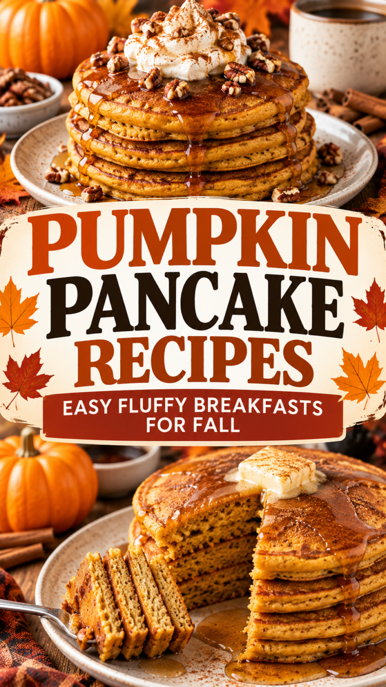 Pumpkin Pancake Recipes: Easy Fluffy Breakfasts for Fall