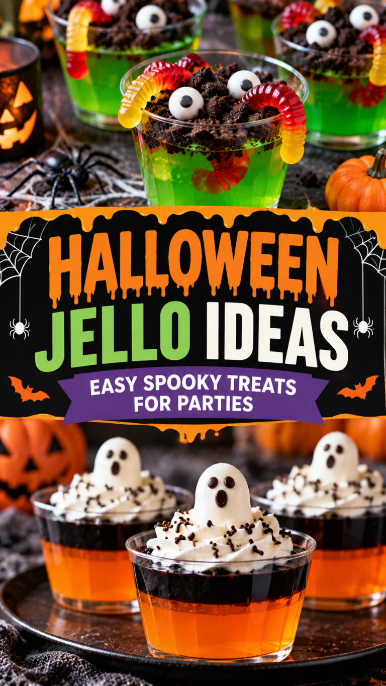 Halloween Jello Ideas: Easy Spooky Treats for Parties |Best Halloween Jello Shots