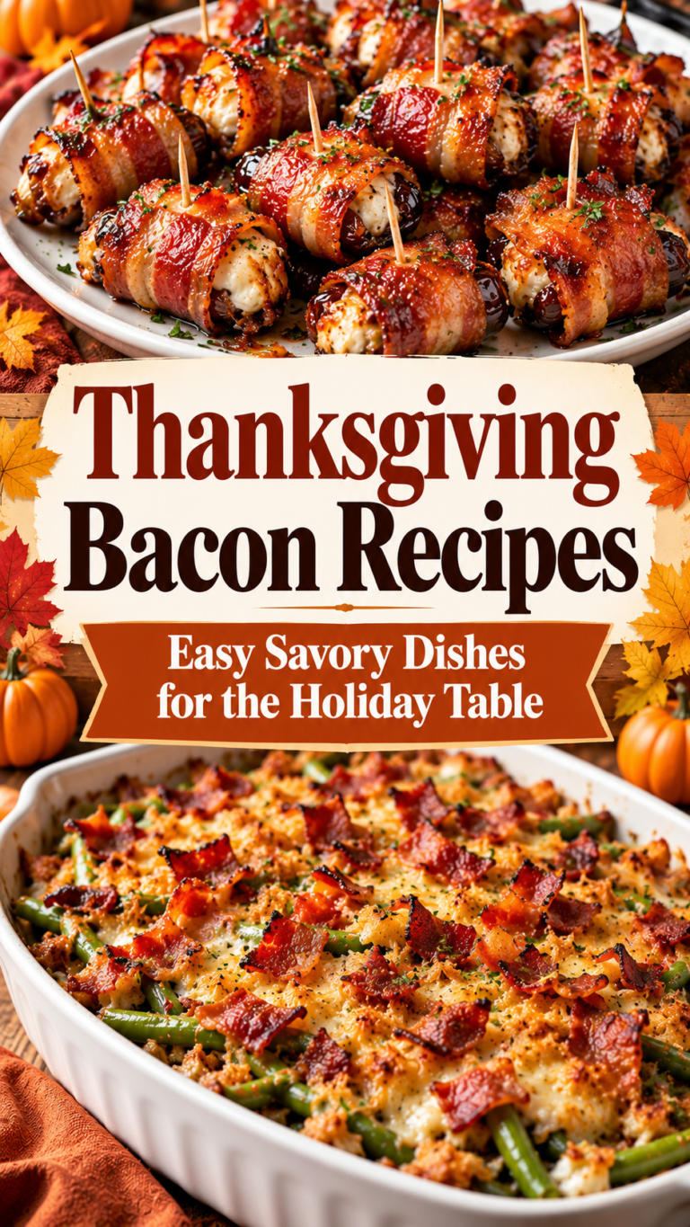 Thanksgiving Bacon Recipes: Easy Savory Dishes for the Holiday Table |Best Bacon Side Dishes
