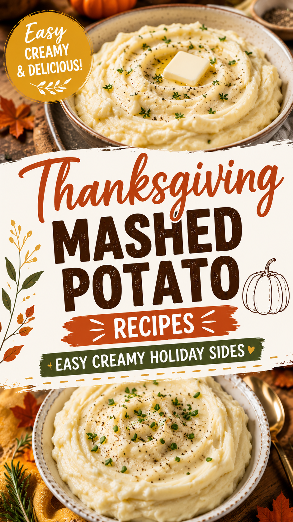 Thanksgiving Mashed Potato Recipes: Easy Creamy Holiday Sides |Best Mashed Potatoes For Thanksgiving