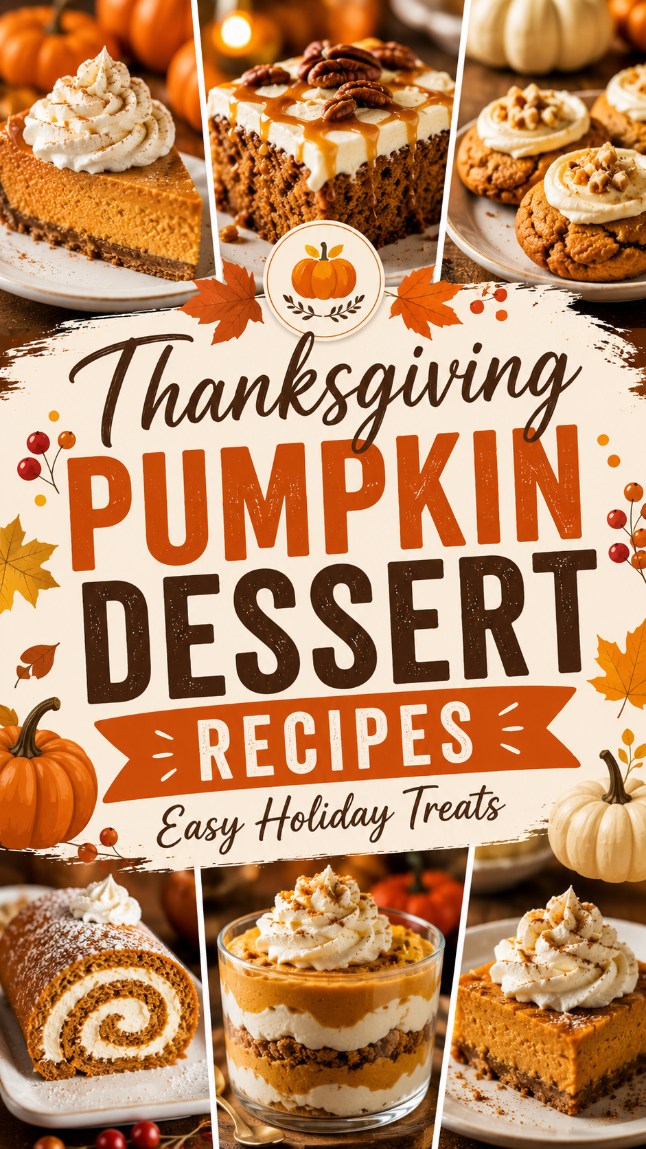 Thanksgiving Pumpkin Dessert Recipes: Easy Holiday Treats |Pumpkin Recipes For Thanksgiving